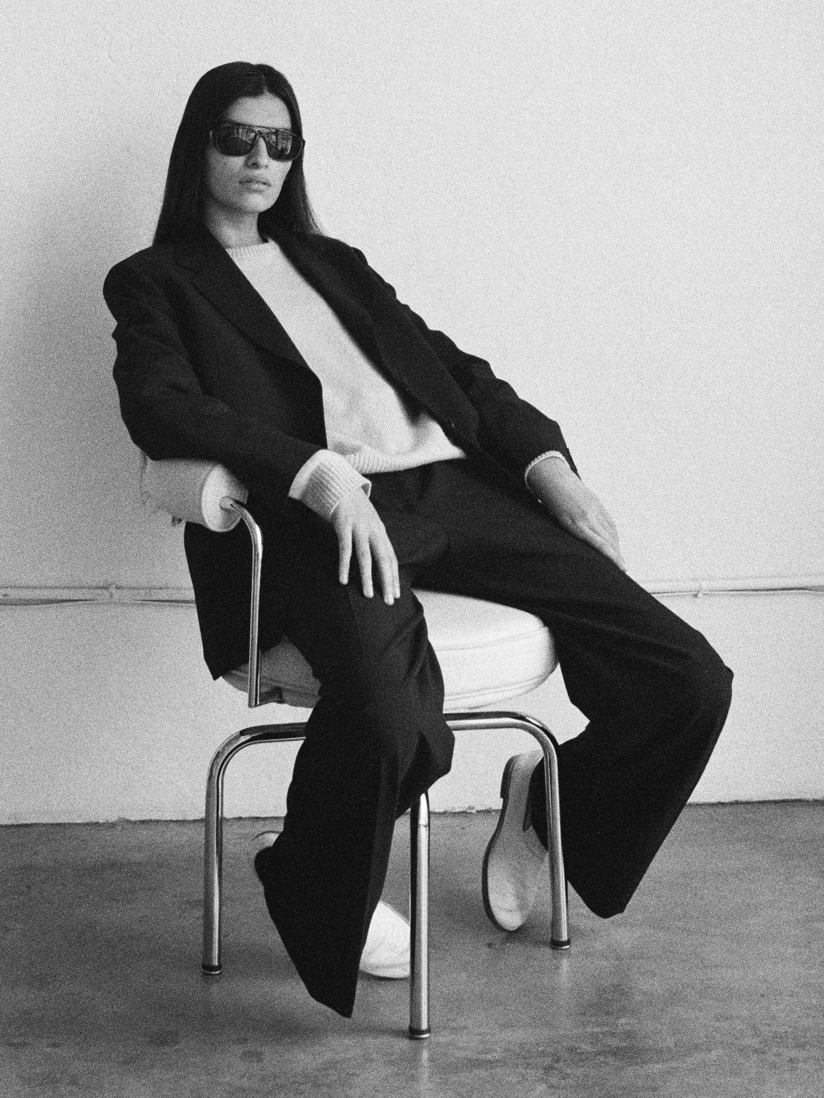 Ilona Oversized Blazer -- Noir